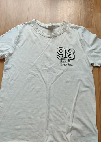 11-12 Yaş Beden beyaz Renk Beyaz temiz erkek t-shirt