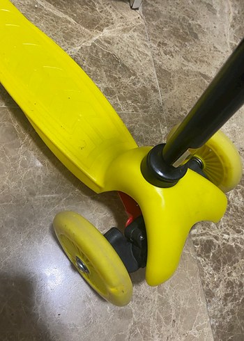 Sarı Çocuk Scooter - Görsel 5