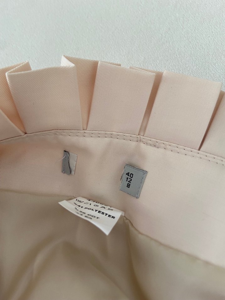 Pastel Pembe Yüksek Bel Etek — görsel 4/5