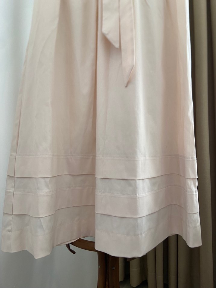 Pastel Pembe Yüksek Bel Etek — görsel 3/5