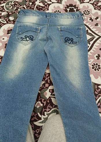 Mavi Bağcıklı Normal Paça Kot - Görsel 2