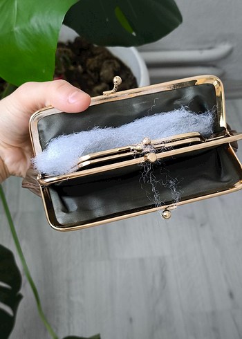 Bej Deri Kadın cüzdan - Görsel 2