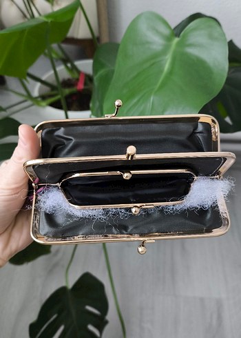 Kadın bordo Deri Fermuarlı Portföy Cüzdan - Görsel 2