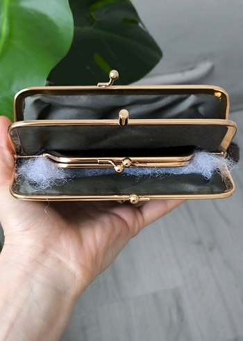 Kahverengi Deri Tokalı Kadın Cüzdan - Görsel 2