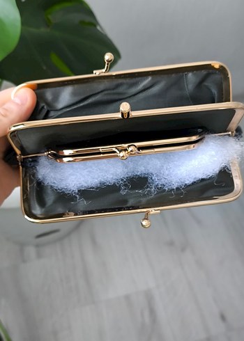 Deri lacivert Vintage Kadın Cüzdan - Görsel 2