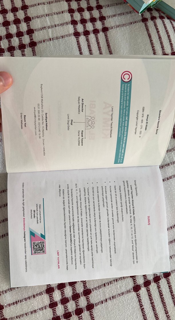 TYT-AYT Kimya El Kitabı - Osman Duvarcı - Görsel 3