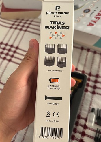 Pierre Cardin Şarjlı Tıraş Makinesi Siyah - Görsel 4