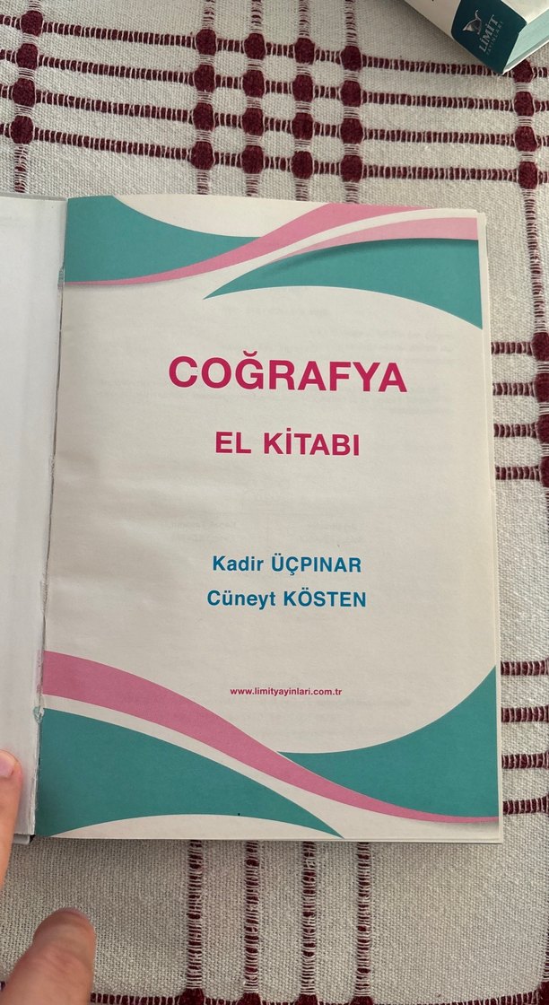 TYT Coğrafya El Kitabı - Limit Yayınları - Görsel 3