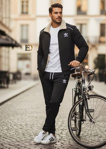 Siyah Adidas 2 li Spor Takımı - Görsel 2