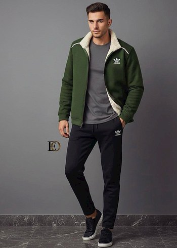 Siyah Adidas 2 li Spor Takımı - Görsel 5