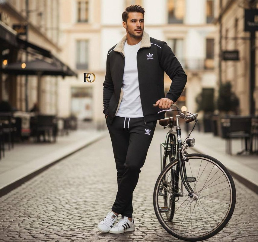 Siyah Adidas 2 li Spor Takımı - Görsel 2