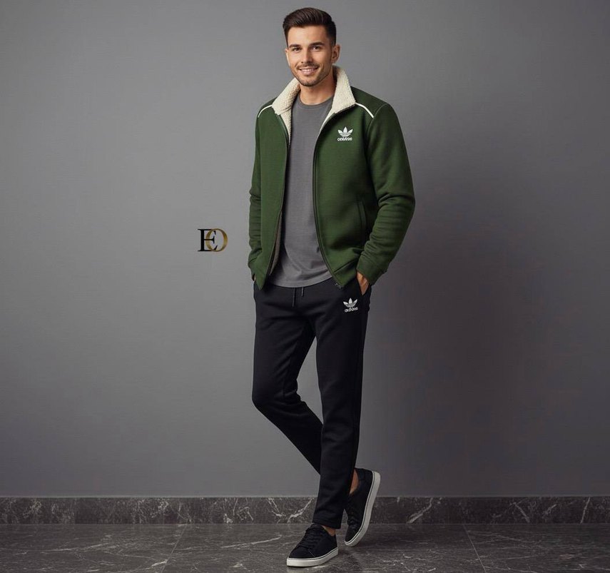 Siyah Adidas 2 li Spor Takımı - Görsel 4