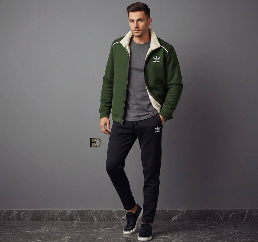 Siyah Adidas 2 li Spor Takımı - Görsel 5