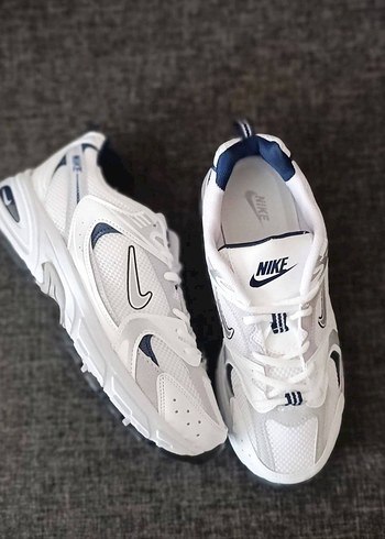 Nike Beyaz Gri İthal Spor Ayakkabı - Görsel 4