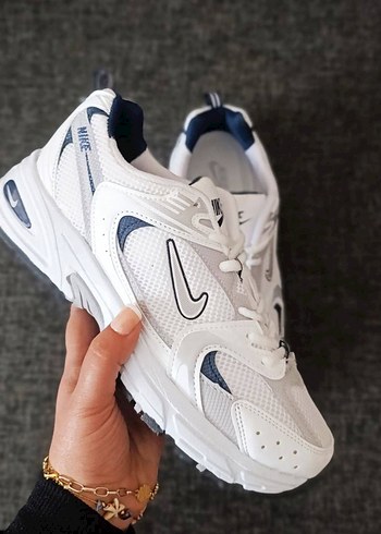 Nike Beyaz Gri İthal Spor Ayakkabı - Görsel 5