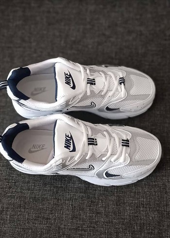 Nike Beyaz Gri İthal Spor Ayakkabı - Görsel 2