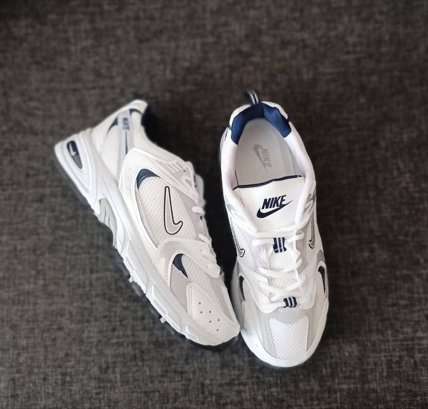 Nike Beyaz Gri İthal Spor Ayakkabı - Görsel 4