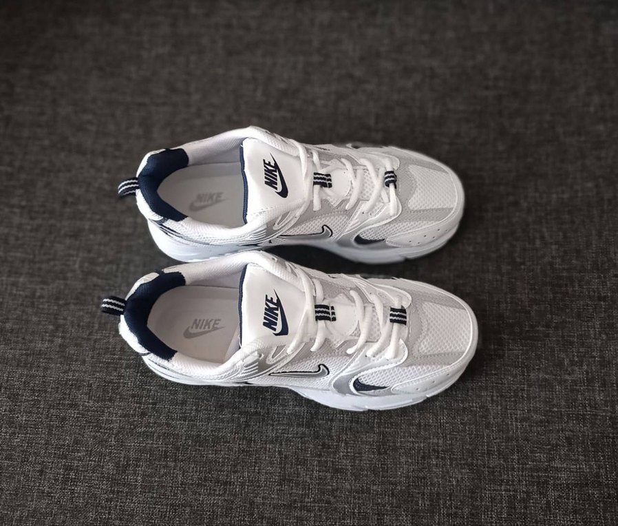 Nike Beyaz Gri İthal Spor Ayakkabı - Görsel 2