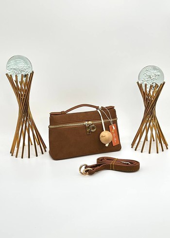 Loro Piana  Süet Kadın El Çantası - Görsel 2