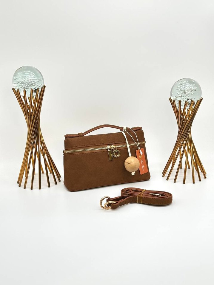 Loro Piana  Süet Kadın El Çantası - Görsel 2