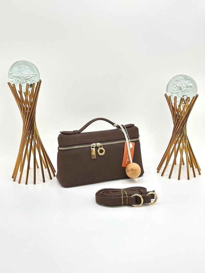 Loro Piana  Süet Kadın El Çantası - Görsel 4