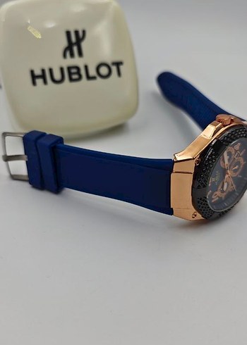 Hublot Klasik Biker Erkek Saati Mavi - Görsel 4