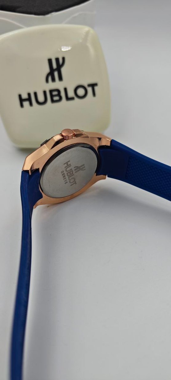 Hublot Klasik Biker Erkek Saati Mavi - Görsel 5