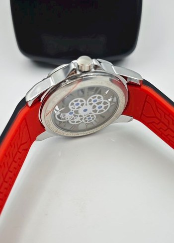 Renkli Kırmızı Erkek Biker Saat - Görsel 3