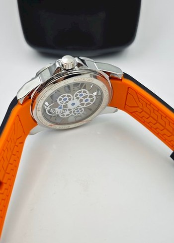 Renkli Kırmızı Erkek Biker Saat - Görsel 7