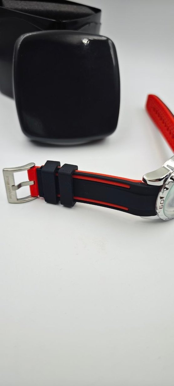 Renkli Kırmızı Erkek Biker Saat - Görsel 4