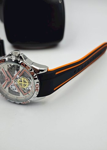 Sarı Renk Avant-Garde Erkek Biker Saat - Görsel 4