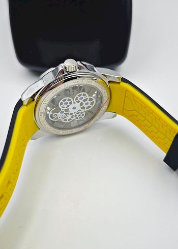 Sarı Renk Avant-Garde Erkek Biker Saat - Görsel 3