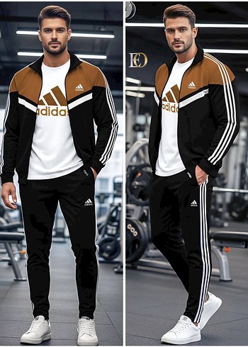 Siyah Haki Spor Eşofman Takımı - Görsel 5