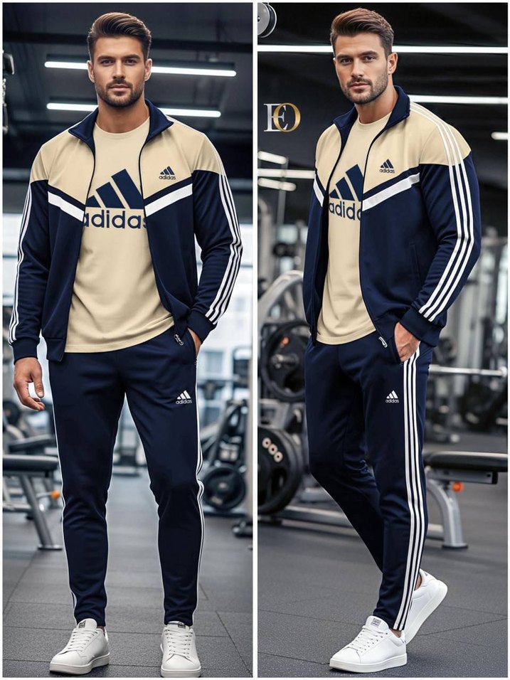 Siyah Kahverengi Adidas Eşofman Takımı - Görsel 2