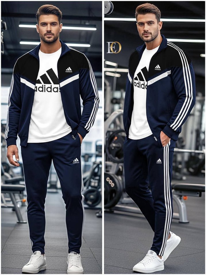 Siyah Kahverengi Adidas Eşofman Takımı - Görsel 5
