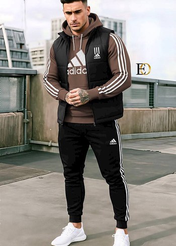 Erkek Spor Üçlü takım - Görsel 3