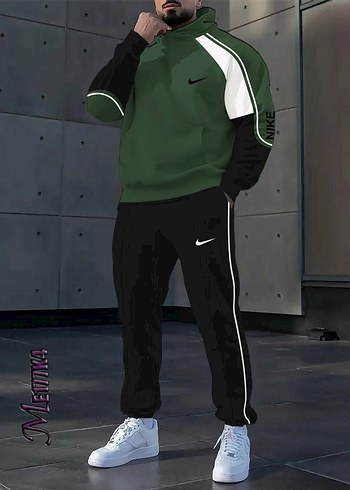 Nike Yesil Siyah Spor Takim