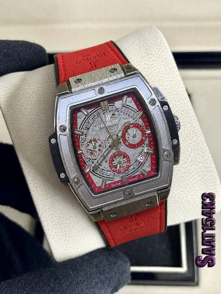 Hublot Siyah Mavi Skeleton Kol Saati — görsel 3/9