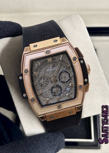 Hublot Rose Gold Seffaf Celik Saat