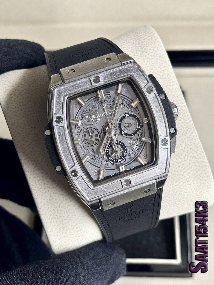Hublot Rose Gold Şeffaf Çelik Saat — görsel 2/9
