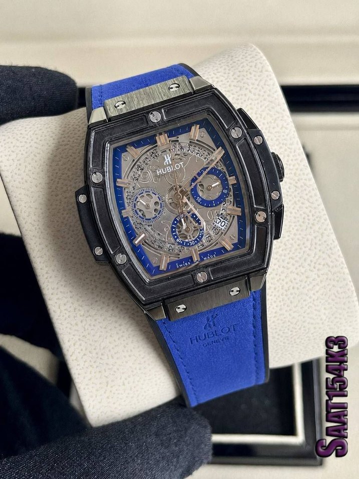 Hublot Rose Gold Şeffaf Çelik Saat — görsel 6/9