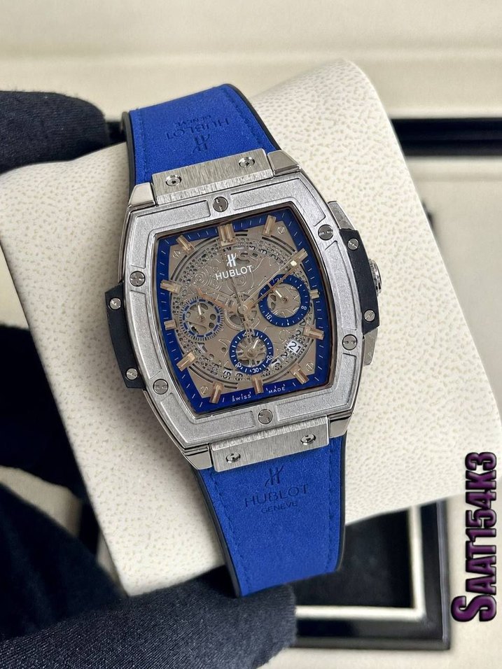 Hublot Rose Gold Şeffaf Çelik Saat — görsel 7/9