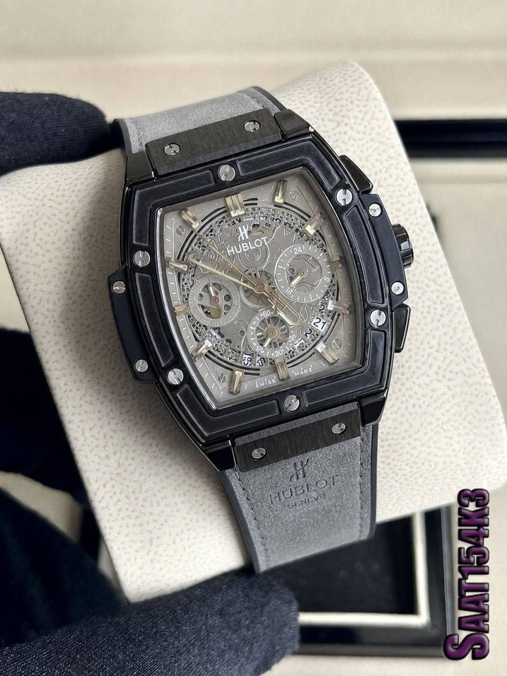 Hublot Rose Gold Şeffaf Çelik Saat — görsel 5/9