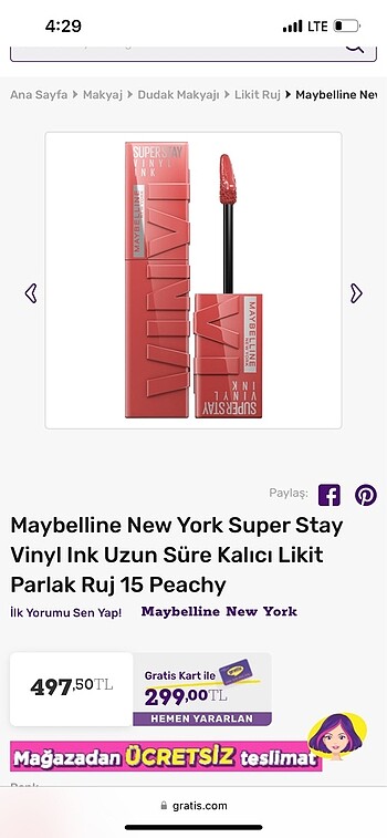 MAYBELLİNE NEW YORK