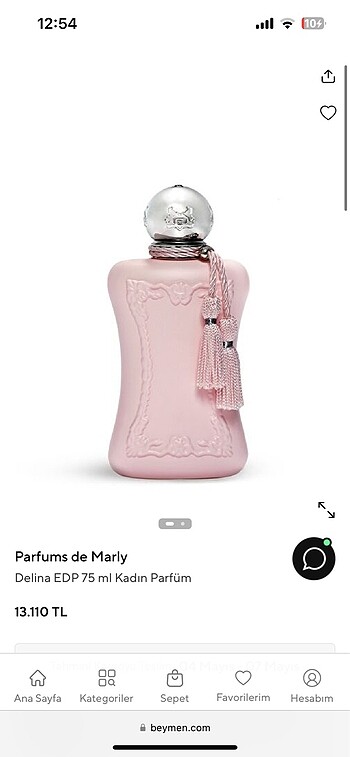 parfums de marlys 75ml (kadin)