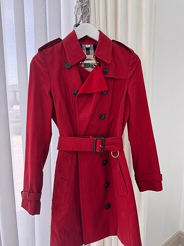 xs Beden BURBERRY TRENCHKOT BİR KEZ GİYİLDİ