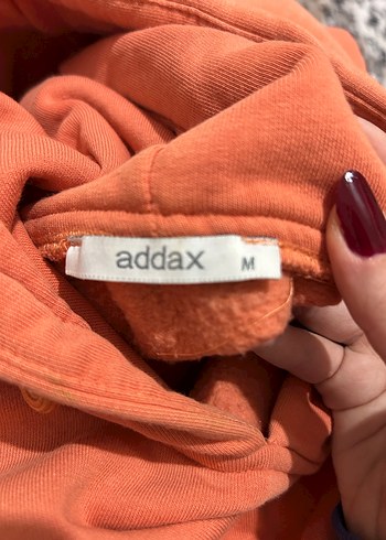 Addax Turuncu Kadın Salaş Sweatshirt - Görsel 2