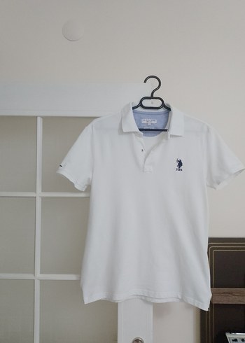 U.S Polo Assn. Beyaz Erkek Polo Tişört