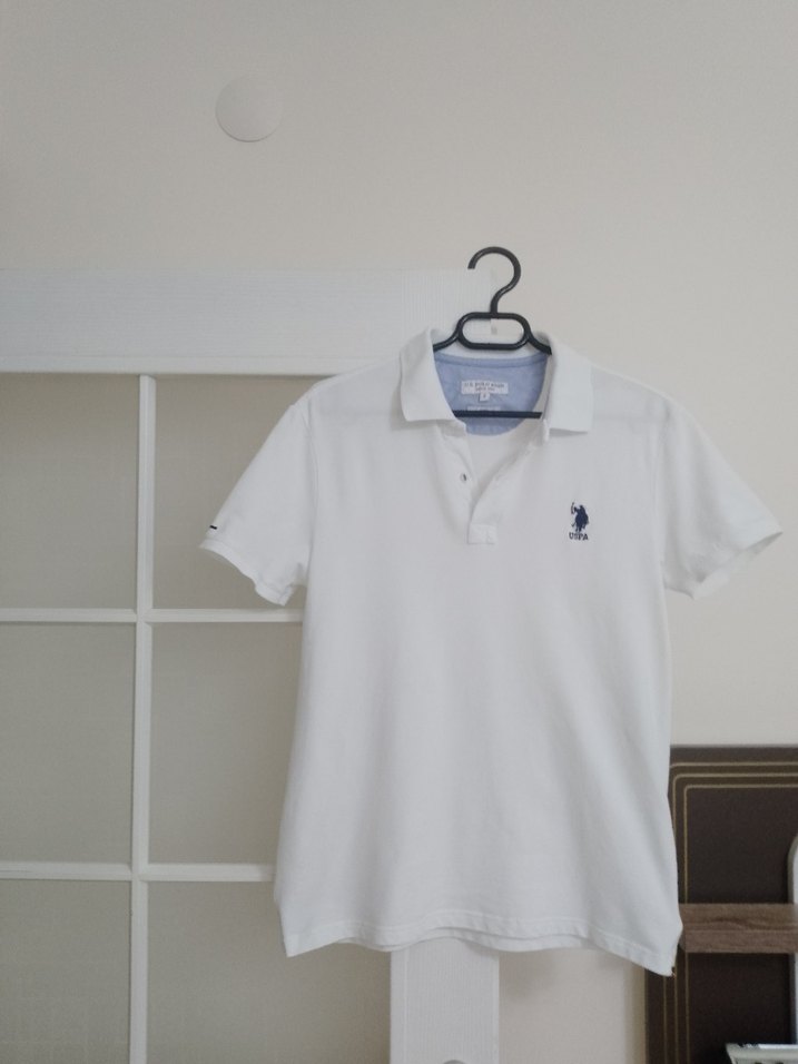 U.S Polo Assn. Beyaz Erkek Polo Tişört - Görsel 2