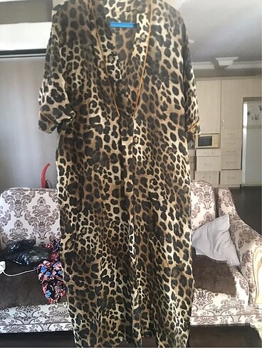 ZARA HARİKA LEOPAR ELBİSE